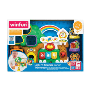 Peek A Boo 000786 Musical Light-Up Treehouse Toy for Kids