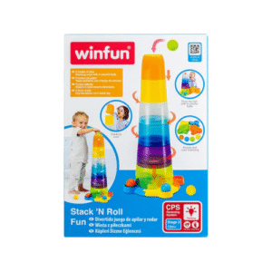 Peek A Boo 000737 Fun Stacking Cups and Balls Toy