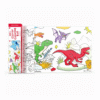 CleverHippo CR04 Roll-Up Coloring Book – Dinosaur & Safari