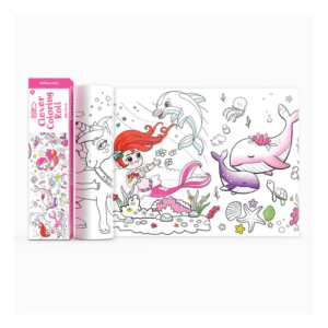 CleverHippo CR03 Roll-Up Coloring Book – Little Princess